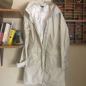 Patagonia Off-White Rain Jacket/Shell S